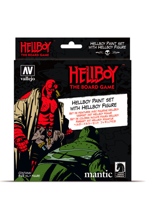 Набор красок Vallejo MODEL COLOR SET: Hellboy Paint Set + пластиковая миниатюра  #1