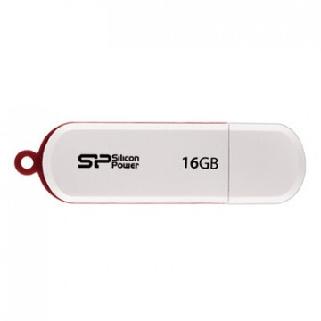 Флеш-память Silicon Power LuxMini 320, 16Gb, USB 2.0, бел, SP016GBUF2320V1W #1