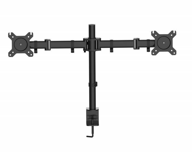 Кронштейн для мониторов Cactus CS-VM-D29-BK черный 13"-27" макс.10кг настольный поворот и наклон  #1