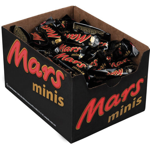 Конфеты шоколадные MARS minis, весовые, 1 кг, картонная упаковка, 56730  #1