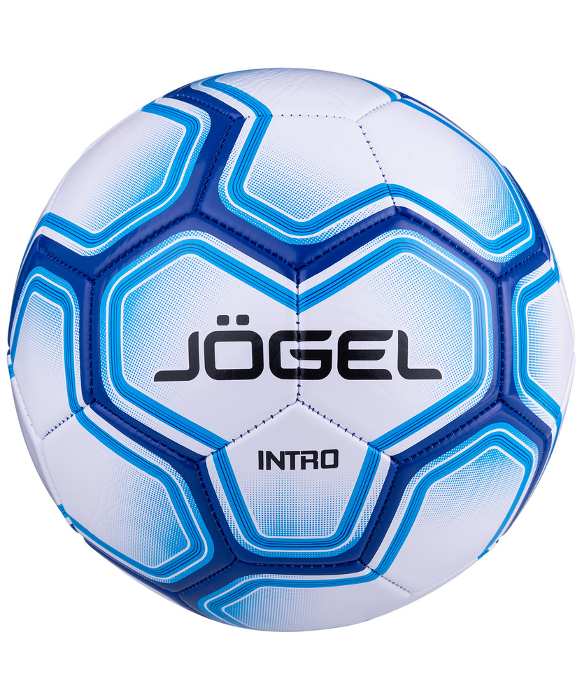 Мяч футбольный JOGEL Intro, №5, белый/синий #1