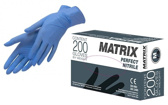 Перчатки нитриловые MATRIX Perfect Nitrile #1