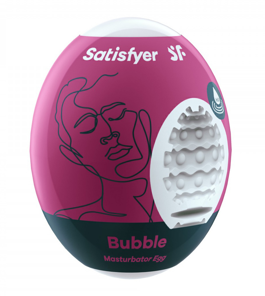 Мастурбатор Satisfyer с самолубрикацией Egg Single Bubble #1