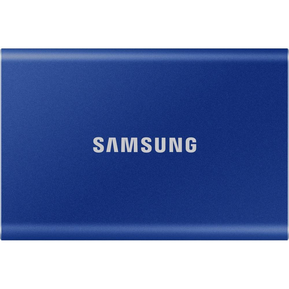 Внешний SSD-накопитель 1.8"" 500Gb Samsung T7 MU-PC500H/WW (SSD) USB 3.2 Type C Синий  #1