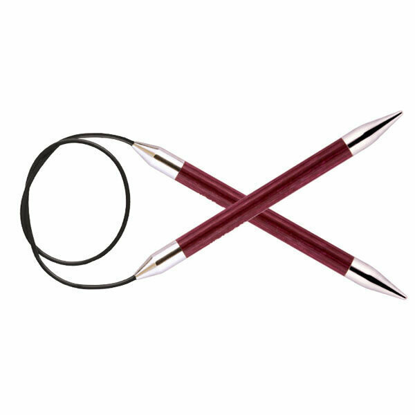 Спицы для вязания Knit Pro круговые, деревянные Royale 9мм, 120см, арт.29143  #1