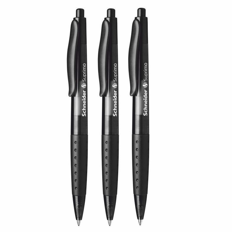Schneider Набор ручек Шариковая, толщина линии: 0.5 мм, цвет: Черный, 3 шт.  #1