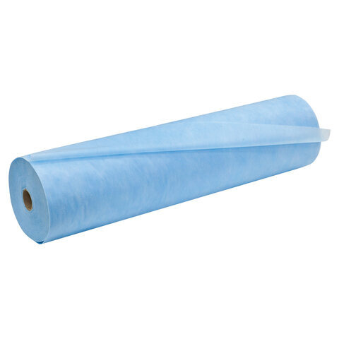 Простыня голубая рулонная Чистовье с перфорацией для МРТ 70 штук, 53х210 см, СМС 18 г/м2  #1