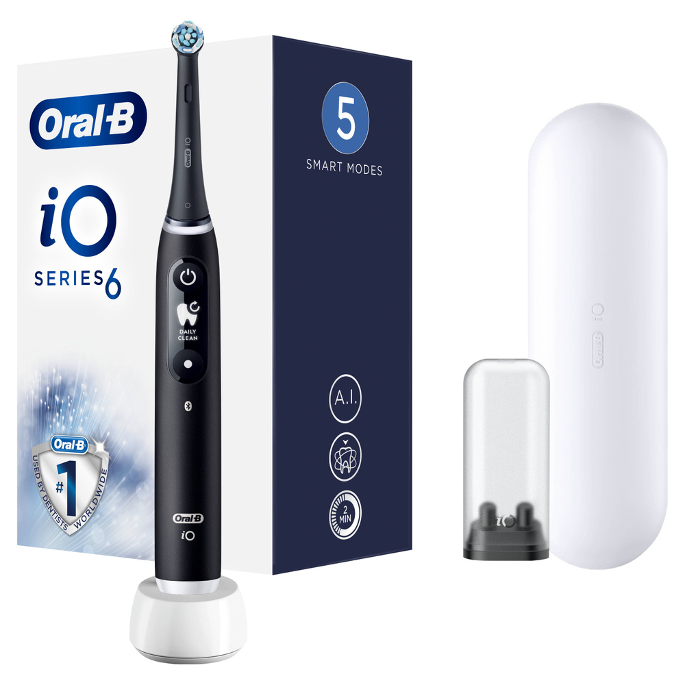 Электрическая зубная щетка Oral-B iO 6 Black Lava #1