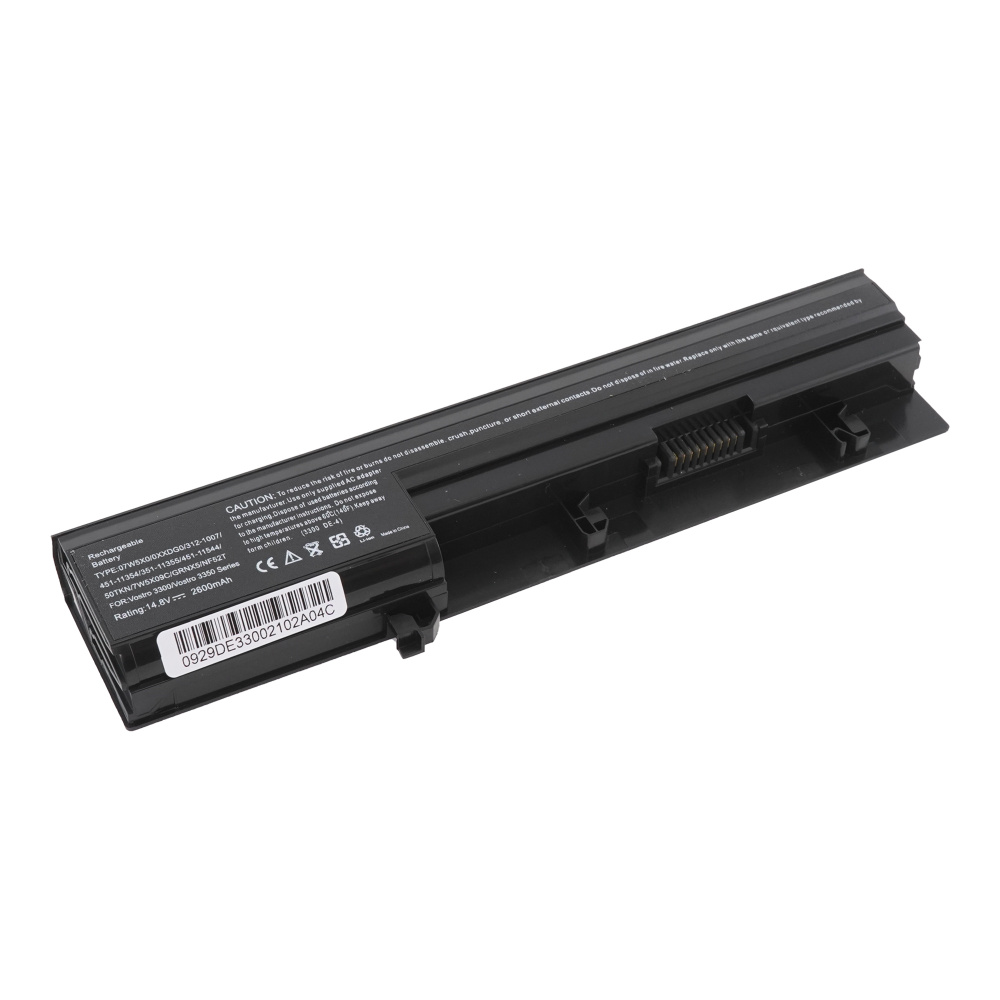 Azerty Аккумулятор для ноутбука Dell 2600 мАч, (312-1007, 451-11354, 451-11355. 451-11544, 50TKN, 7W5X0, #1