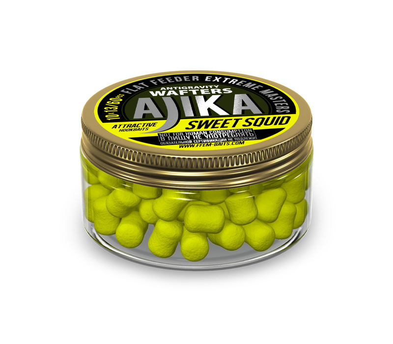 FFEM Бойлы нейтральной плавучести Ajika Wafters Sweet Squid 10x13 (60шт) #1