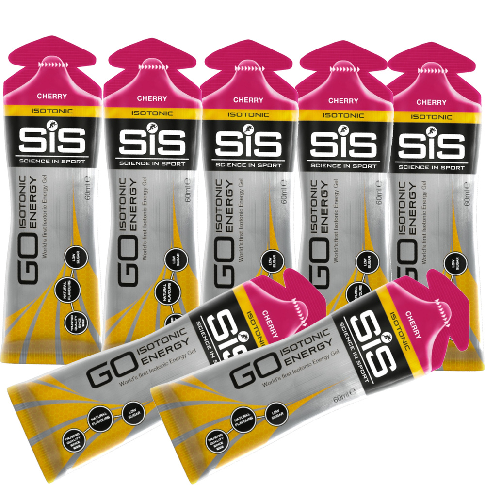 Энергетический гель SCIENCE IN SPORT (SiS) GO Isotonic Energy Gels 7 x 60 мл, Вишня  #1