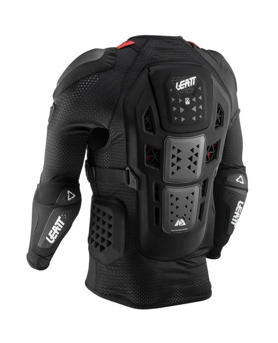 Мотозащита Черепаха LEATT Body Protector 3DF AirFit Hybrid мужская, Black 2023, размер S/M  #1