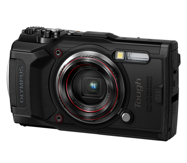 Olympus Компактный фотоаппарат Tough TG-6, черный #1