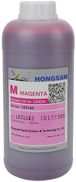Чернила DCTec пигментные Canon TM-200 Magenta (малиновый) 1000 мл #1