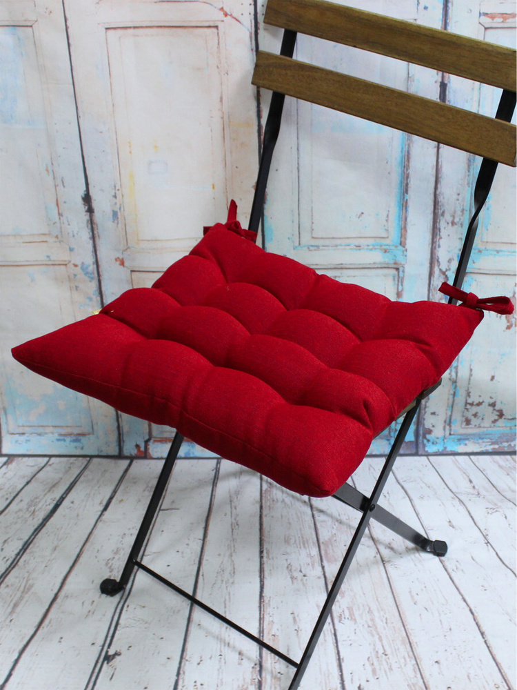 Подушка для сиденья МАТЕХ HAGA 42х42 см. Цвет красный, арт. 53-477  #1