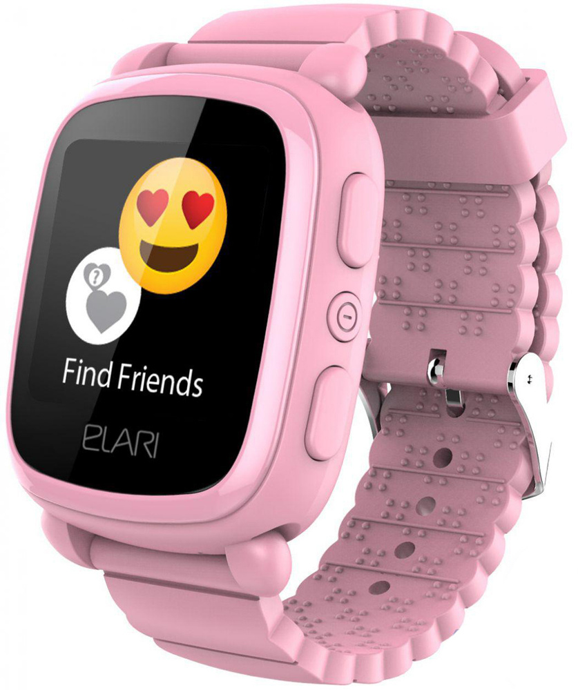 ELARI Умные часы для детей Умные часы для детей ELARI KidPhone 2ч, розовый  #1