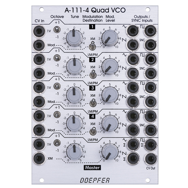 Модульный синтезатор Doepfer A-111-4 Quad Precision VCO / Polyphonic VCO #1