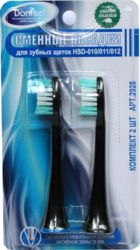 Насадки для зубной щетки Donfeel HSD-010, средней жесткости арт 2928  #1