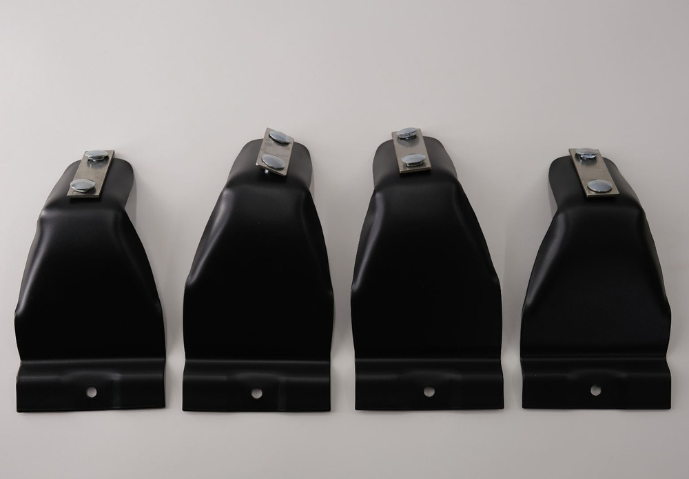 Комплект опор багажника для а/м. Шевроле Нива из нержавеющей стали / black  #1