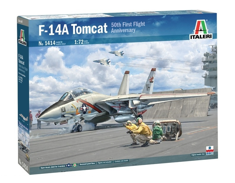 Сборная модель Italeri 1414ИТ Самолет F-14 TOMCAT (10013160/050320/0115752, ИТАЛИЯ )  #1