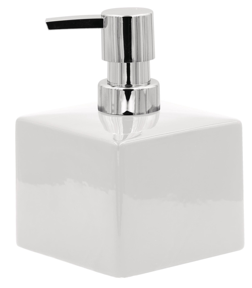 Дозатор для жидкого мыла Ridder Cube белый 400 мл #1