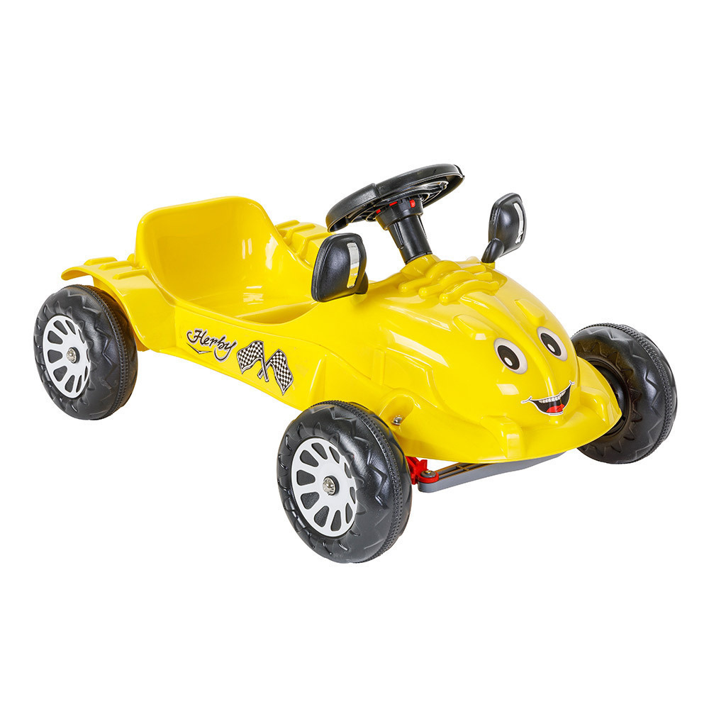 Детская каталка Pilsan Herby Car Yellow/Желтый #1