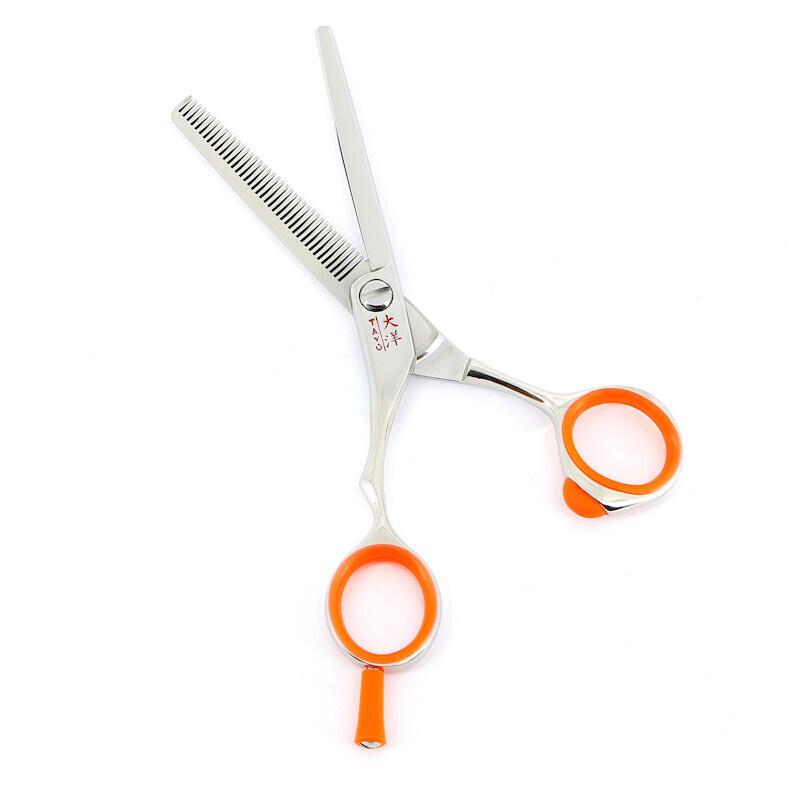 Ножницы парикмахерские профессиональные для стрижки, филировочные TAYO ORANGE TS4540L 5,5 дюймов, 40 #1