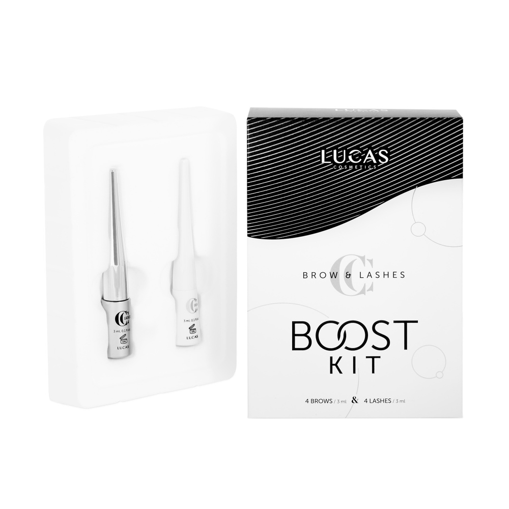 Lucas Cosmetics Набор сывороток для роста ресниц и бровей BOOST KIT  #1