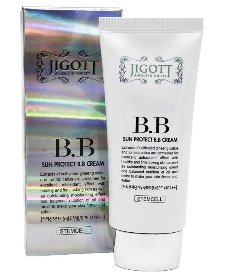 Jigott Sun Protect B.B Cream SPF41 PA++ Солнцезащитный ВВ-крем #1