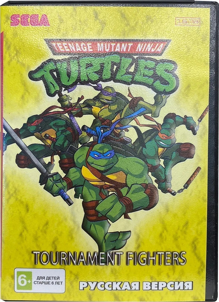 Картридж Игра Sega TMNT Teenage Mutant Ninja Turtles Tournament Fighters #1