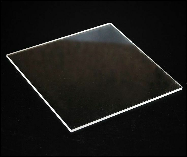 Оргстекло листовое прозрачное размером 20х20 см, толщиной 3 мм.  #1