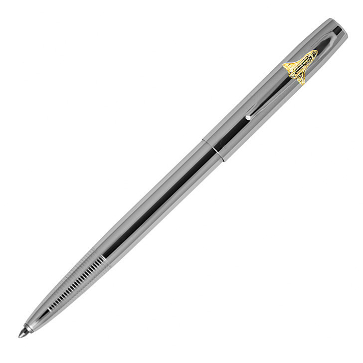 Шариковая ручка "Cap-O-Matic", Fisher Pen, chrome With Shuttle Emblem, chrome #1