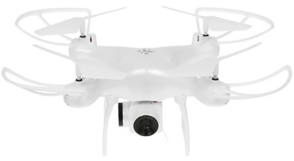 Квадрокоптер/Drone/дрон радиус действия 50м/для дома и улицы/LED-подсветка/подарок мужчине/подруге/маме/папе/девушке/жене/мужу/парню/белый #1