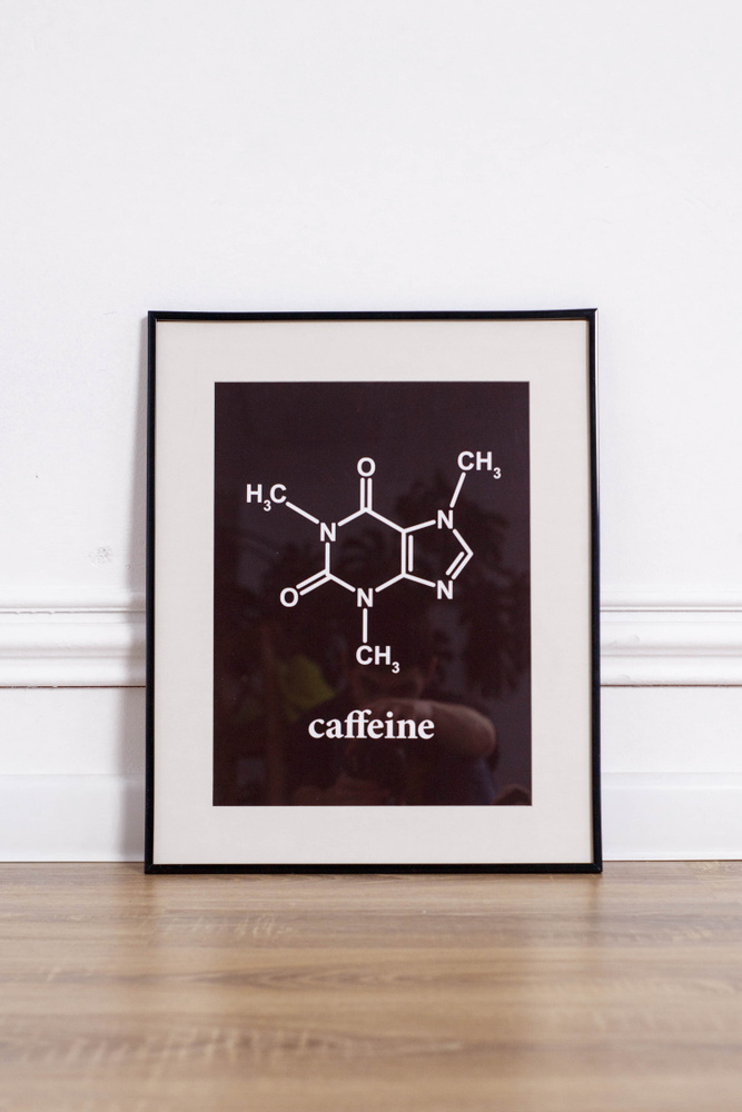 Постер "Кофе\Кофеин", 50 см х 40 см #1