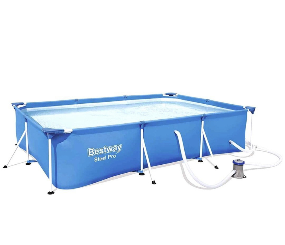 Бассейн Bestway каркасный Steel Pro 300х201х66см 3300л 56411, фильтр-насос 1249 л/ч (58381)  #1