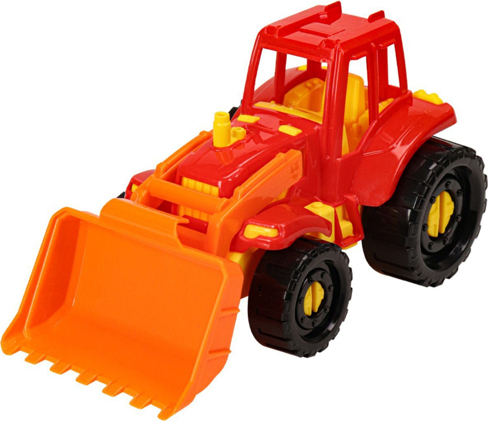 Пластиковая модель Трактор "Иван" Бульдозер Городской для детей, игрушка для песочницы и дома  #1
