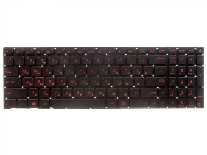 Клавиатура / Keyboard для ноутбуков Asus G771, N551, ROG GL552JX, GL552VL, GL552VW, GL552VX, N552VX, #1