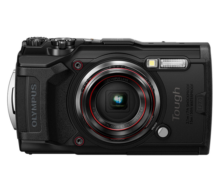 Olympus Компактный фотоаппарат Tough TG-6, черный #1