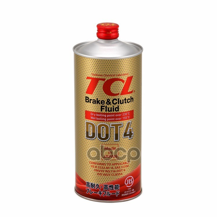 Тормозная Жидкость Tcl Dot4, 1л TCL арт. 00833 #1