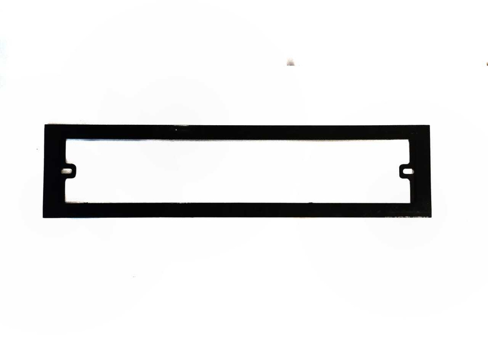 рамка номерного знака широкая,из органического стекла с боковой загрузкой номера  #1