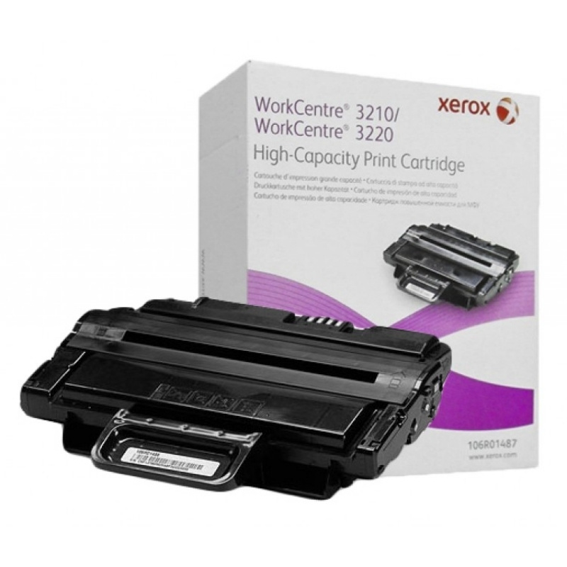 Картридж Xerox 106R01487 Black черный, для принтера МФУ принт туба тонер toner лазерный, Print Cartridge #1