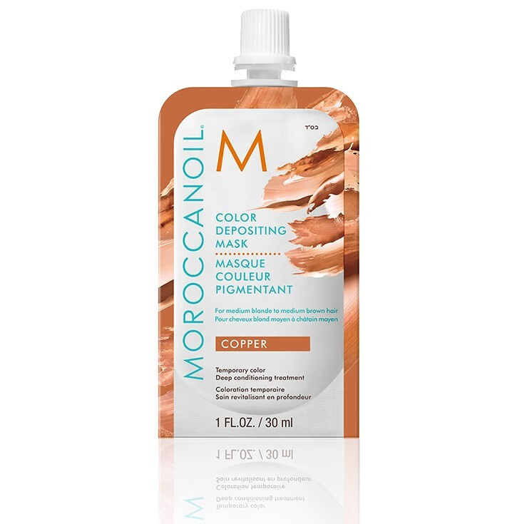 Moroccanoil Color Depositing Mask Copper - Тонирующая маска для волос Медный 30 мл  #1