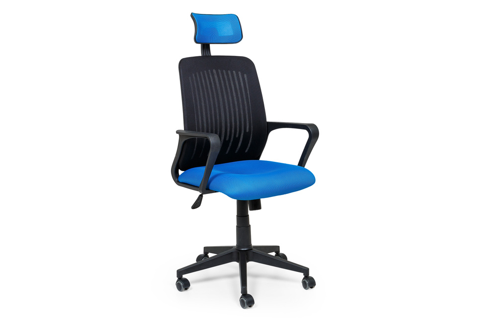 ТМ ДЭФО Офисное кресло, черный; синий #1