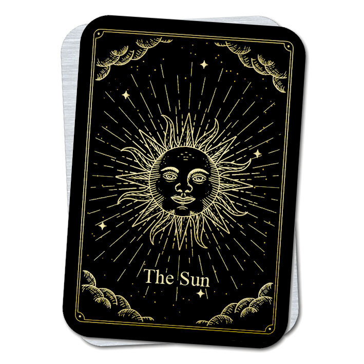 Магическая карта - Солнце, оберег от сглаза и порчи, талисман удачи, кошельковый сувенир - амулет на #1