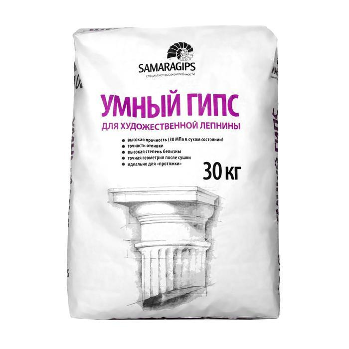 Умный гипс SAMARAGIPS, 30 кг, для художественной лепнины #1