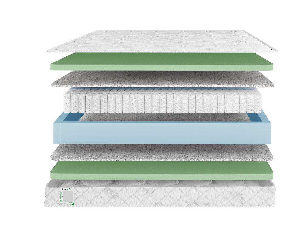 Dreamtec Матрас Spring  Ameri, Независимые пружины, 60х195 см #1