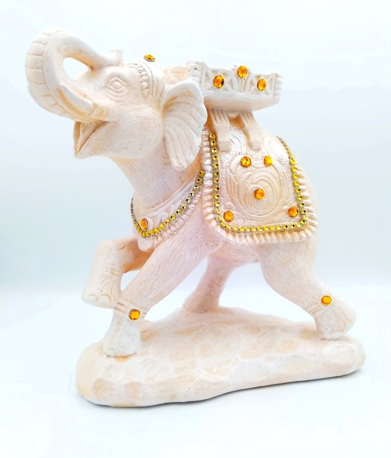 Сувенир статуэтка фигурка Слон на камнях 25см гипс, гипсовая статуэтка Слон, статуэтки для интерьера #1