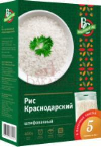 Вишневый сад Рис Краснодарский, 5*80гр., 1/15 - 2 шт. #1