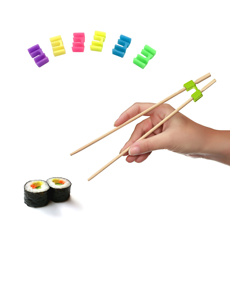 Учебный держатель для китайских палочек Help Sticks, пластик, разноцветные, размер универсальный, количество #1