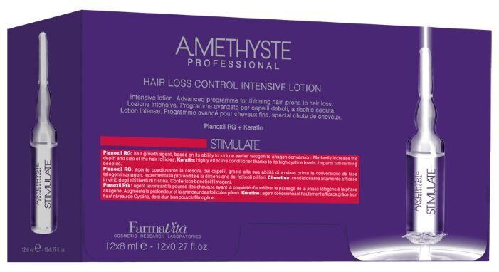 FARMAVITA Лосьон AMETHYSTE STIMULATE INTENSIVE LOTION для ослабленных волос, предупреждает выпадение #1